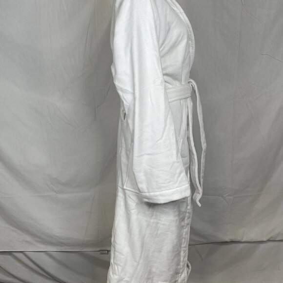 NEW FRETTE Unisex Velour Shawl Collar Bathrobe Size L - Picture 10 of 10